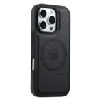Denior Carbon Fiber Texture Leather MagSafe Phone Case, For iPhone 16 Pro Max, For iPhone 16 Pro, For iPhone 16 Plus, For iPhone 16 by The Case Factory