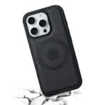 Denior Carbon Fiber Texture Leather MagSafe Phone Case, For iPhone 16 Pro Max, For iPhone 16 Pro, For iPhone 16 Plus, For iPhone 16 by The Case Factory