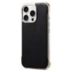 Denior MagSafe Genuine Leather Calf Texture Phone Case, For iPhone 16 Pro Max, For iPhone 16 Pro, For iPhone 16 Plus, For iPhone 16, For iPhone 15 Pro Max, For iPhone 15 Pro, For iPhone 15 Plus, For iPhone 15, For iPhone 14 Plus, For iPhone 14... For iPhone 16 Pro Max Black by The Case Factory