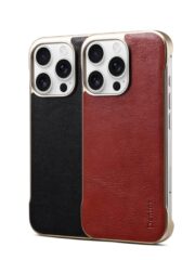 Denior MagSafe Genuine Leather Calf Texture Phone Case, For iPhone 16 Pro Max, For iPhone 16 Pro, For iPhone 16 Plus, For iPhone 16, For iPhone 15 Pro Max, For iPhone 15 Pro, For iPhone 15 Plus, For iPhone 15, For iPhone 14 Plus, For iPhone 14... by The Case Factory