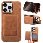 Denior Retro Leather iPhone Case with RFID Blocking Detachable Card Holder - Image 11