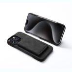 Denior Retro Leather iPhone Case with RFID Blocking Detachable Card Holder - Image 3