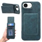 Denior Retro Leather iPhone Case with RFID Blocking Detachable Vertical Flip Card Holder - Image 9
