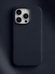 Melkco Full-Wrap Bovine Leather Case For iPhone 16 Series | MagSafe® Compatible Dark Blue by The Case Factory