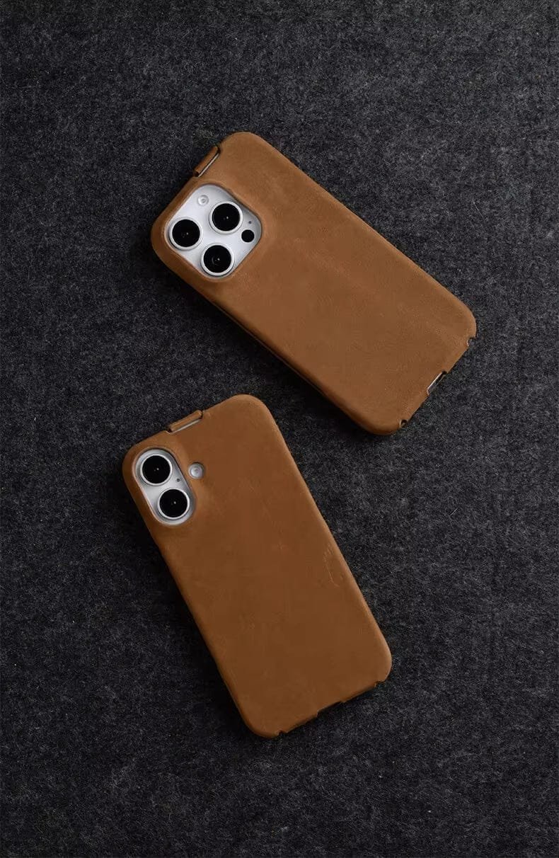 Melkco Bovine Leather Flip Case for iPhone 16 Series