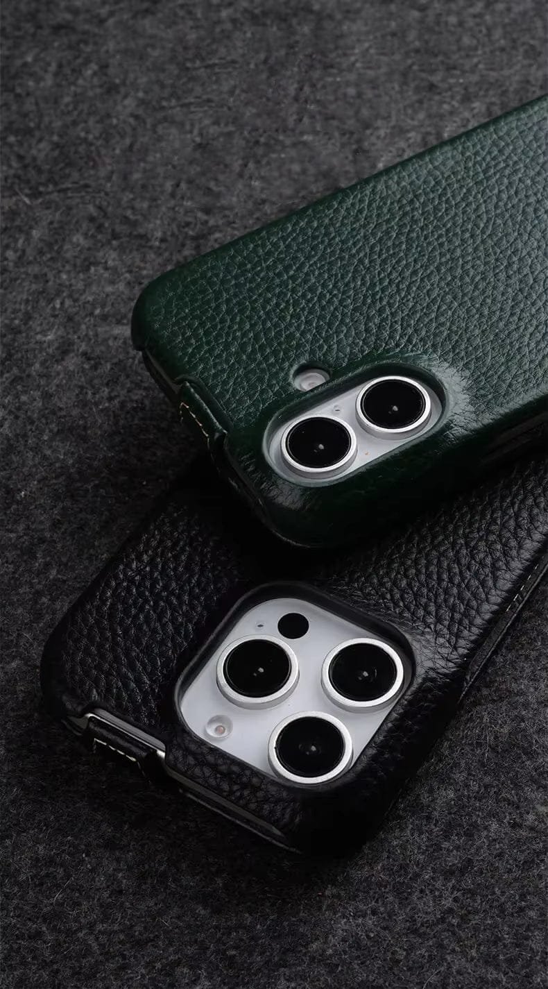 Melkco Bovine Leather Flip Case for iPhone 16 Series