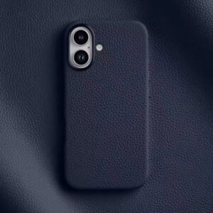 Melkco Full-Wrap Bovine Leather Case For iPhone 16 Series | MagSafeĀ® Compatible Dark Blue by The Case Factory