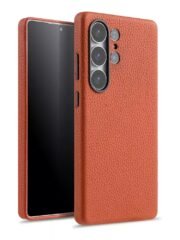 Melkco Bovine Leather Case For Samsung Galaxy S25+ by The Case Factory