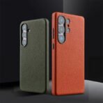 Melkco Bovine Leather Case For Samsung Galaxy S25+ by The Case Factory