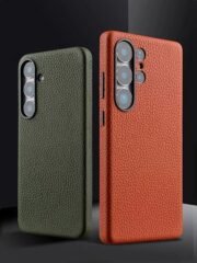 Melkco Bovine Leather Case For Samsung Galaxy S25+ by The Case Factory