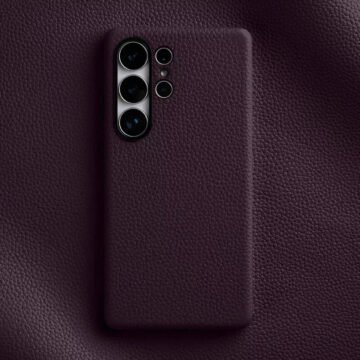 Melkco Bovine Leather Case For Samsung Galaxy S25+ Purple by The Case Factory