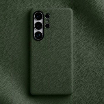 Melkco Bovine Leather Case For Samsung Galaxy S25+ Green by The Case Factory
