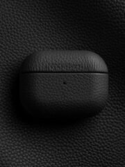 Melkco Bovine Leather AirPods Case Black by The Case Factory