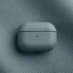 Melkco Bovine Leather AirPods Case Linen Blue by The Case Factory