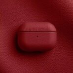 Melkco Bovine Leather AirPods Case Red by The Case Factory