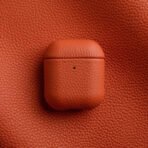 Melkco Bovine Leather AirPods Case Purple AirPods 1 by The Case Factory