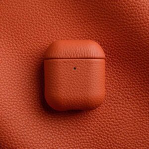 Melkco Bovine Leather AirPods Case Purple AirPods 1 by The Case Factory