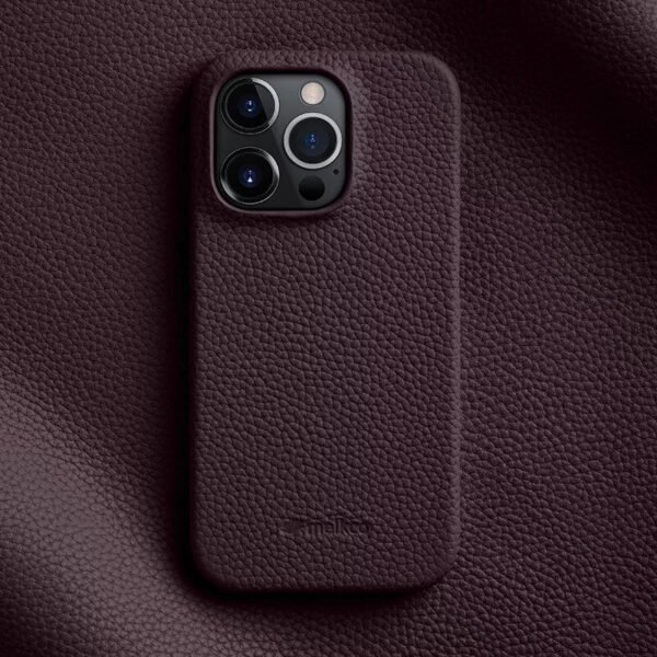 Melkco Bovine Cowhide Leather iPhone Case Purple by The Case Factory