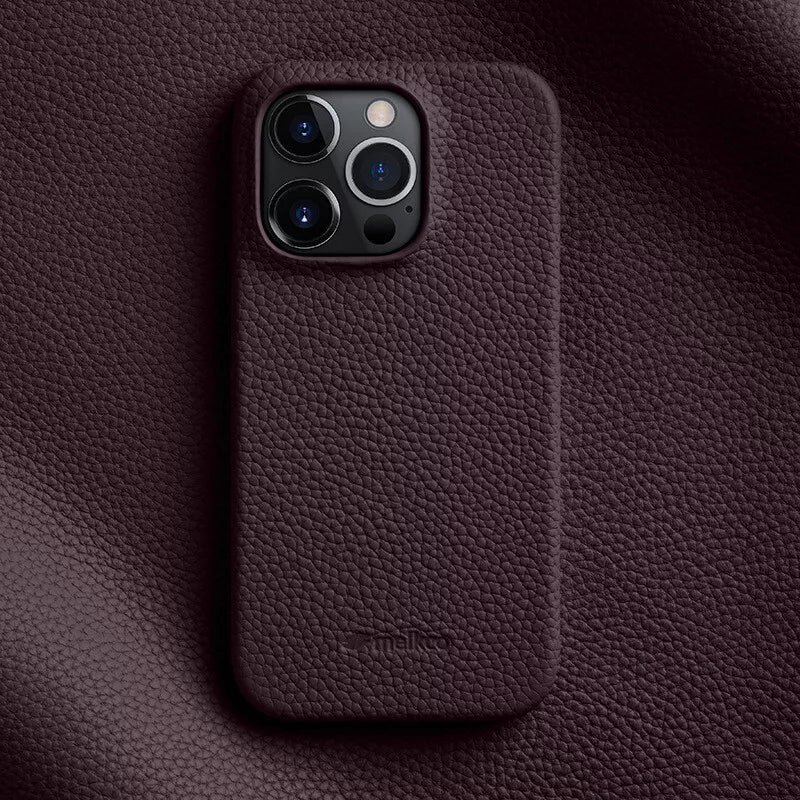 Melkco Bovine Cowhide Leather iPhone Case Purple by The Case Factory