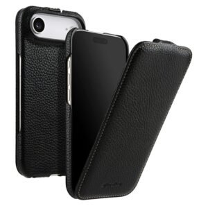 MELKCO For iPhone Air Flip Case Genuine Bovine Leather | Compatible with MagSafe
