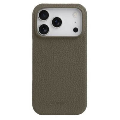 MELKCO For iPhone 17 Pro Max Case Genuine Bovine Leather | Compatible with MagSafe