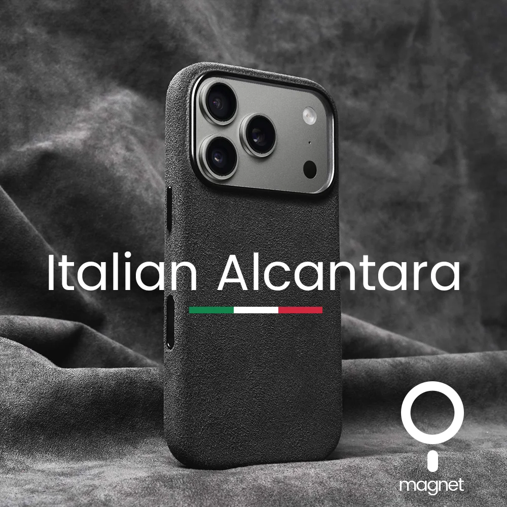 Full-Wrap Italian Alcantara iPhone Case for iPhone 17 Series | Compatible with MagSafe - Image 3