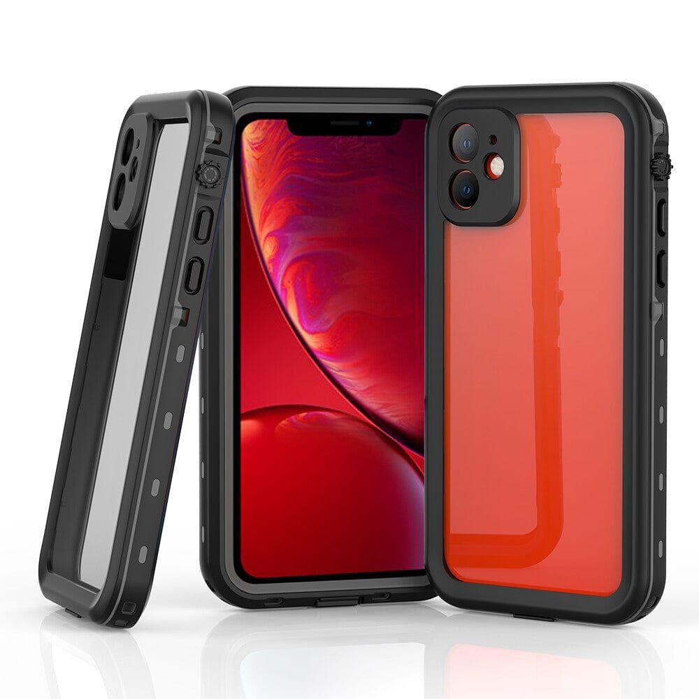 REDPEPPER Dot+ Series For iPhone 11 Case IP68 Waterproof Clear Phone Cover All Black iPhone 11 by The Case Factory