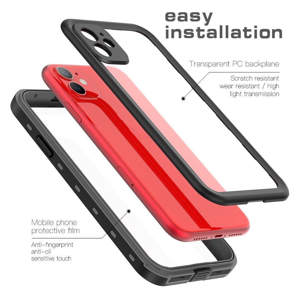 REDPEPPER Dot+ Series For iPhone 11 Case IP68 Waterproof Clear Phone Cover by The Case Factory