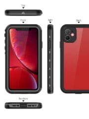 REDPEPPER Dot+ Series For iPhone 11 Case IP68 Waterproof Clear Phone Cover by The Case Factory