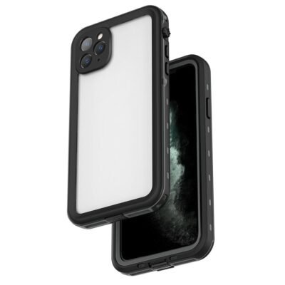REDPEPPER Dot+ Series For iPhone 11 Pro Max Case IP68 Waterproof Clear Phone Cover All Black iPhone 11 Pro Max by The Case Factory