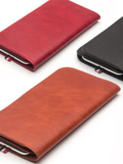 QIALINO Universal Premium Cowhide Genuine Leather Wallet Case for iPhone (6.9 Inches Display Size) by The Case Factory