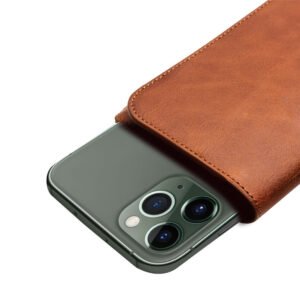 QIALINO Universal Premium Cowhide Genuine Leather Wallet Case for iPhone (6.9 Inches Display Size) by The Case Factory
