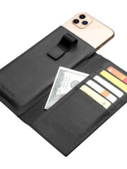 QIALINO Premium Cowhide Leather Wallet Protective Pouch Case (6.5 inches Display Size) by The Case Factory