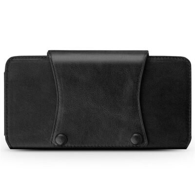 QIALINO Premium Cowhide Leather Holster Case Waist Bag (6.5 inches Display Size) by The Case Factory