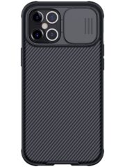 NILLKIN CamShield Pro for iPhone 12 Pro Max Case with Slide Camera Cover Black iPhone 12 Pro Max by The Case Factory