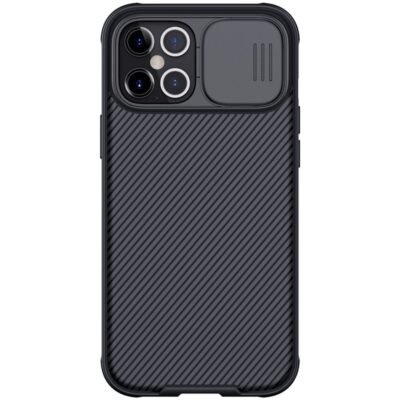 NILLKIN CamShield Pro for iPhone 12 Pro Max Case with Slide Camera Cover Black iPhone 12 Pro Max by The Case Factory