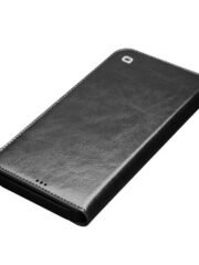 QIALINO For iPhone 12 Pro Max Genuine Cowhide Leather Case Wallet Stand Shockproof Protective Phone Cover by The Case Factory