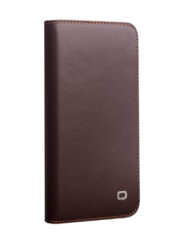 QIALINO For iPhone 12 Pro | iPhone 12 Classic Cowhide Leather Case Wallet Stand Phone Cover by The Case Factory