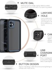 REDPEPPER Dot+ Series For iPhone 12 Case IP68 Waterproof Clear Phone Cover by The Case Factory