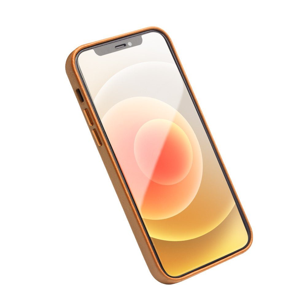 QIALINO For iPhone 12 | iPhone 12 Pro Premium Genuine Cowhide Leather Phone Case | Compatible with MagSafe by The Case Factory