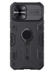 NILLKIN CamShield Armor Case for iPhone 12 Pro Max Hybrid Phone Cover with Ring Kickstand Black iPhone 12 Pro Max by The Case Factory