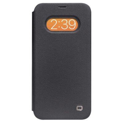 QIALINO for iPhone 12 Pro Max Case Ultra Thin Premium Genuine Leather Flip Cover by The Case Factory