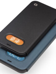 QIALINO for iPhone 12 Pro Max Case Ultra Thin Premium Genuine Leather Flip Cover by The Case Factory