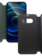 QIALINO for iPhone 12 | 12 Pro Case Ultra Thin Premium Genuine Leather Flip Cover by The Case Factory