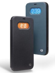 QIALINO for iPhone 12 | 12 Pro Case Ultra Thin Premium Genuine Leather Flip Cover by The Case Factory