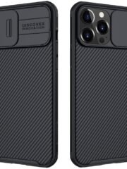 NILLKIN CamShield Pro for iPhone 13 Pro Max 360° All-Inclusive Protection Hybrid Phone Cover with Camera Protection Black iPhone 13 Pro Max by The Case Factory