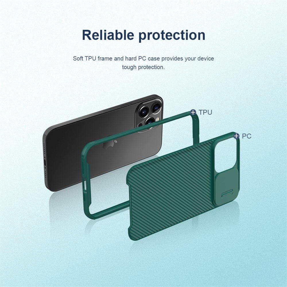 NILLKIN CamShield Pro for iPhone 13 Pro Max 360° All-Inclusive Protection Hybrid Phone Cover with Camera Protection by The Case Factory