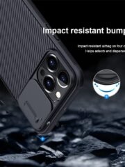 NILLKIN CamShield Pro for iPhone 13 Pro Anti-Fingerprint Hybrid Case Phone Cover with Camera Protection by The Case Factory