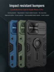 NILLKIN CamShield for iPhone 13 Pro Max Armor Case Anti-scratch with Camera Protection and Ring Kickstand Phone Cover by The Case Factory