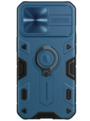 NILLKIN CamShield Armor Case for iPhone 13 Pro Max Anti-scratch with Camera Protection and Ring Kickstand Phone Cover by The Case Factory